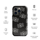 Skelett Totenkopf gekreuzte Knochen Pirat Minifigur Ziegel Kopf Robuste Hülle für iPhone®