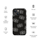 Skelett Totenkopf gekreuzte Knochen Pirat Minifigur Ziegel Kopf Robuste Hülle für iPhone®