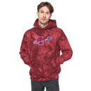 Vintage Bricks Space Stickerei Unisex Champion Batik-Kapuzenpullover