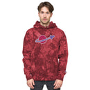 Vintage Bricks Space Stickerei Unisex Champion Batik-Kapuzenpullover