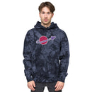 Vintage Bricks Space Stickerei Unisex Champion Batik-Kapuzenpullover