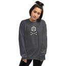 Besticktes Unisex Sweatshirt Skelett gekreuzte Knochen Ziegel Minifigur Kopf Pirat
