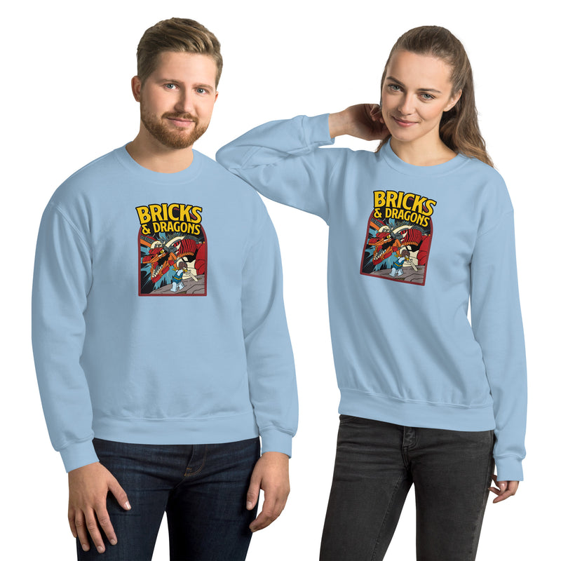 Bricks And Dragons Minifigure Unisex Sweatshirt