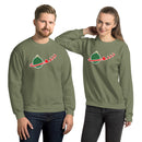 Vintage Christmas Space Planet Unisex Sweatshirt