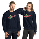 Vintage Christmas Space Planet Unisex Sweatshirt