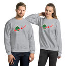 Vintage Christmas Space Planet Unisex Sweatshirt