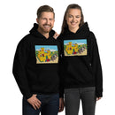 Vintage Building Brick Yellow Castle Knights Unisex Hoodie