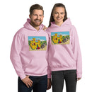 Vintage Building Brick Yellow Castle Knights Unisex Hoodie