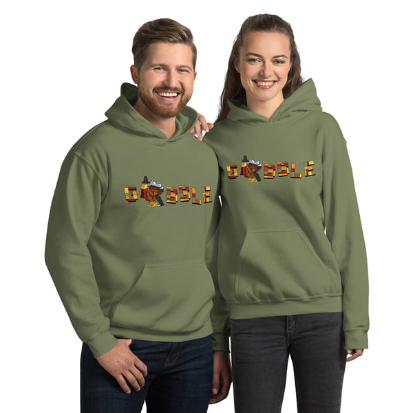 Thanksgiving Turkey Bricks Gobble Unisex hoodie