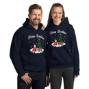 Merry Brickmas Santa Minifigure Christmas Tree Unisex Hoodie