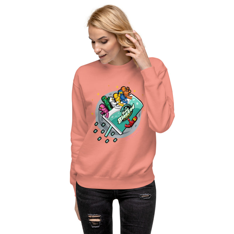 Girlbricksalot Baha Blasted Spaceman Unisex Premium Sweatshirt