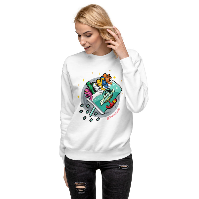 Girlbricksalot Baha Blasted Spaceman Unisex Premium Sweatshirt