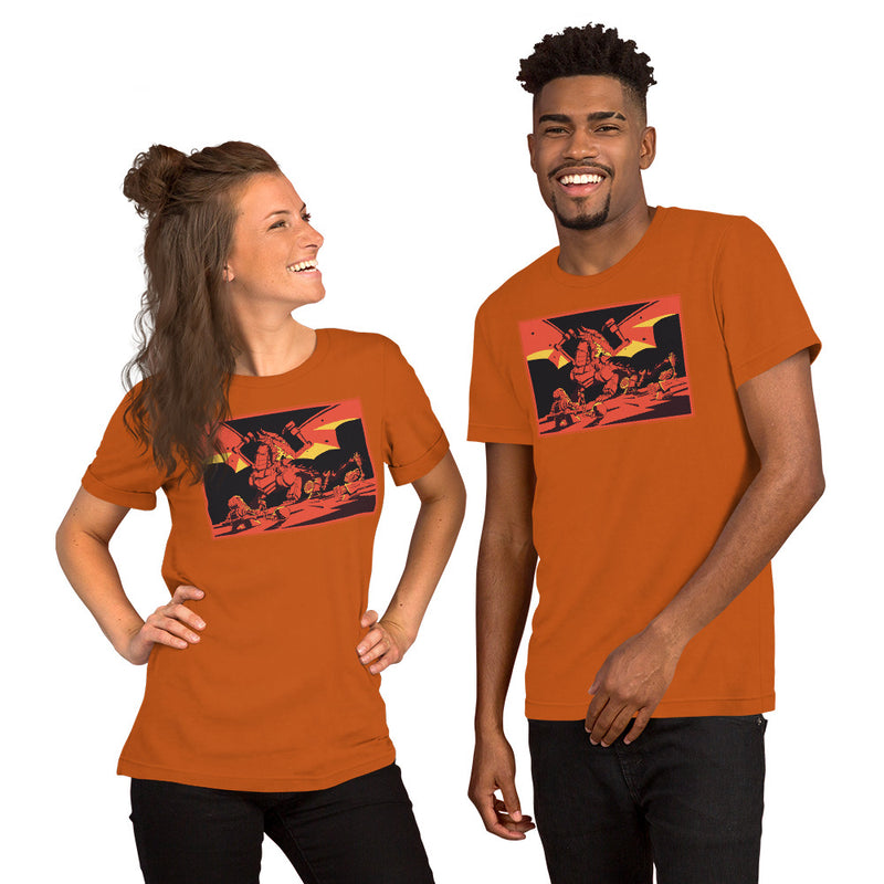 Bricks And Dragons Warrior Mage Minifigure Unisex t-shirt