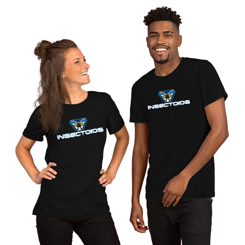 Vintage Ziegel Raum Insektoiden Logo Unisex t-shirt