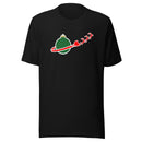 Vintage Weihnachten Weltraum Planet Weihnachtsmann Schlitten Rentier Unisex T-Shirt