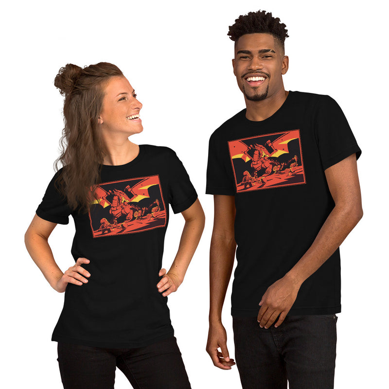 Bricks And Dragons Warrior Mage Minifigure Unisex t-shirt