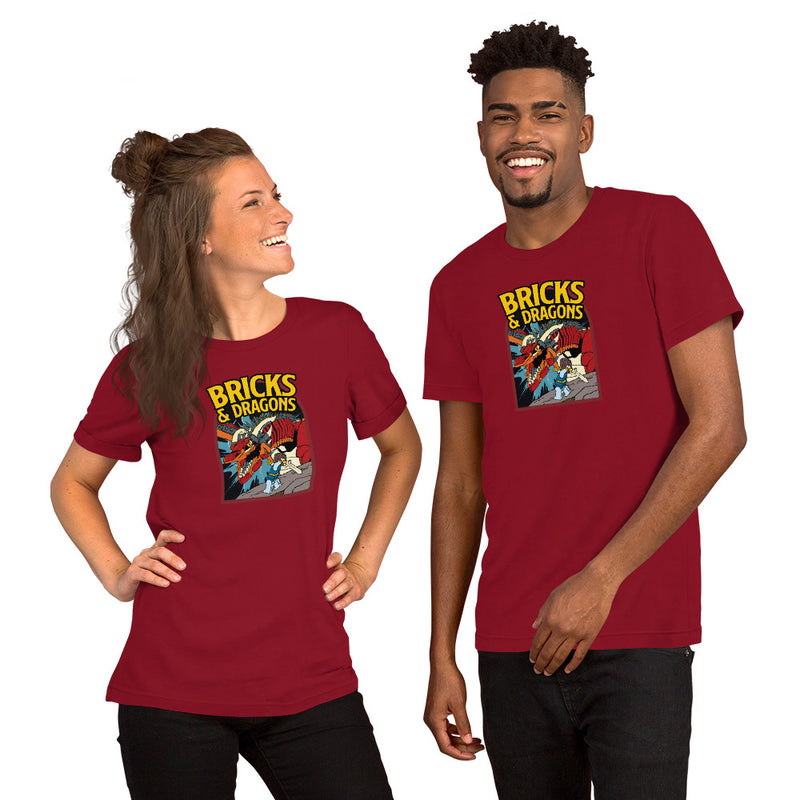 Bricks And Dragons Minifigure Unisex t-shirt