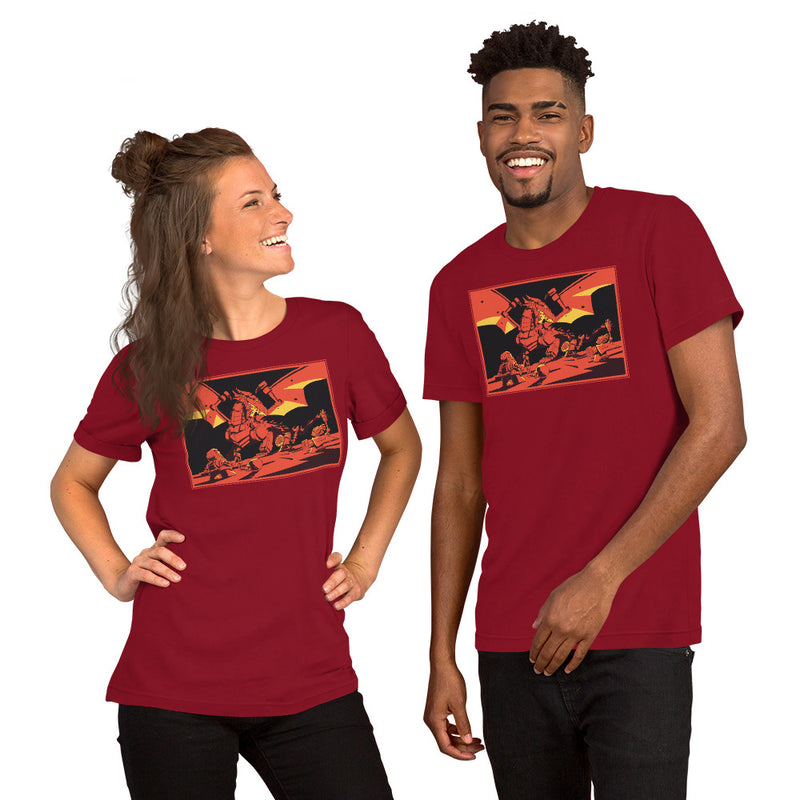 Bricks And Dragons Warrior Mage Minifigure Unisex t-shirt