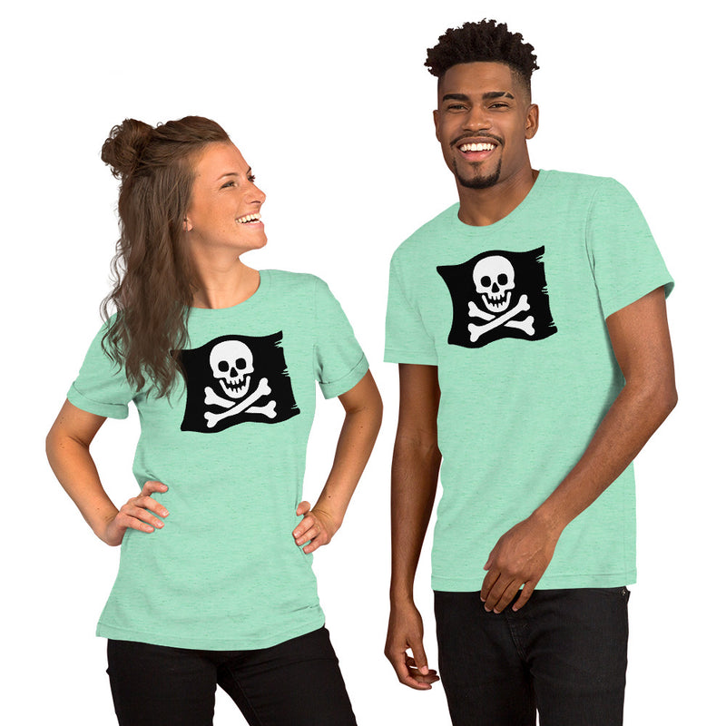 Skeleton Skull Crossbones Pirate Flag Unisex t-shirt