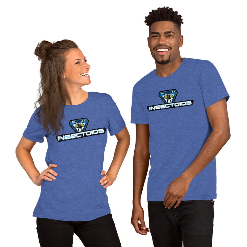Vintage Ziegel Raum Insektoiden Logo Unisex t-shirt