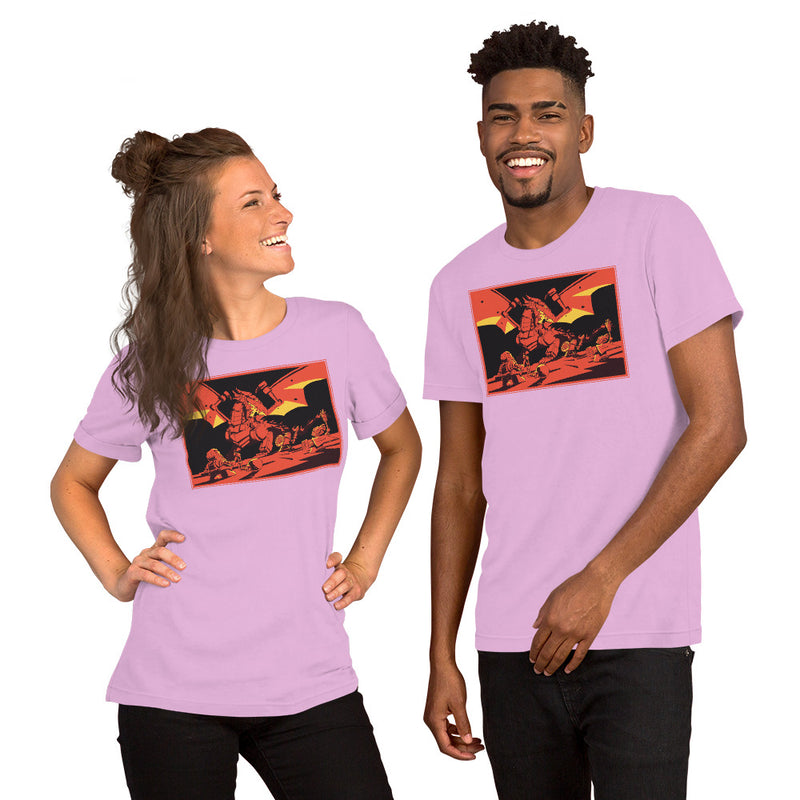 Bricks And Dragons Warrior Mage Minifigure Unisex t-shirt