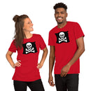 Skeleton Skull Crossbones Pirate Flag Unisex t-shirt