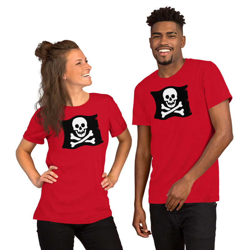 Skeleton Skull Crossbones Pirate Flag Unisex t-shirt