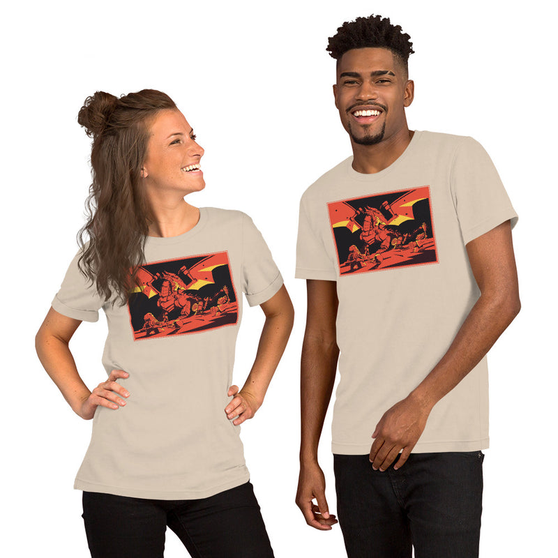 Bricks And Dragons Warrior Mage Minifigure Unisex t-shirt