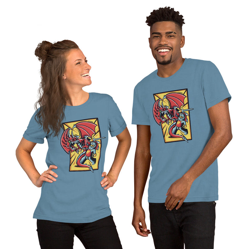 Bricks And Dragons v2 Minifigure Unisex t-shirt