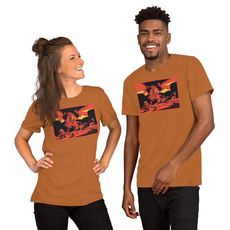 Bricks And Dragons Warrior Mage Minifigure Unisex t-shirt