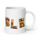 Thanksgiving Truthahn Bricks Gobble Weiß glänzende Tasse