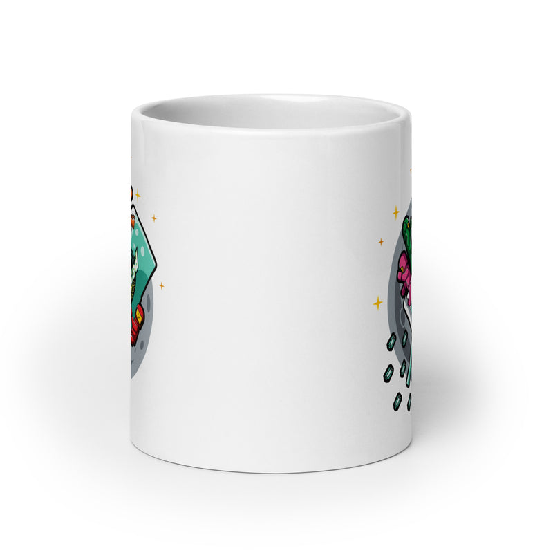 Baha Blasted Spaceman White glossy mug