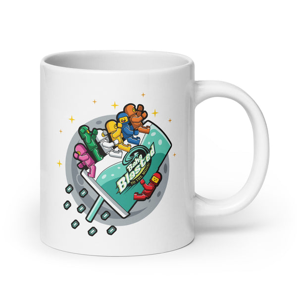 Baha Blasted Spaceman White glossy mug