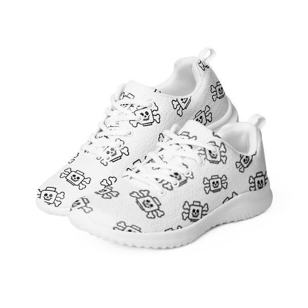 White Skeleton Women’s Athletic Shoes