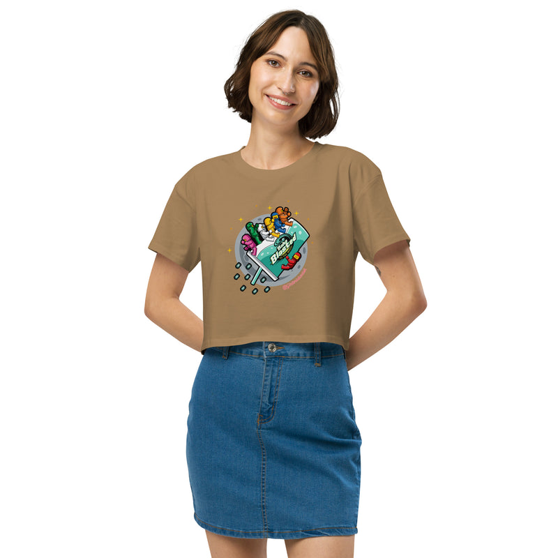 Girlbricksalot Baha Blasted Spaceman Women’s crop top