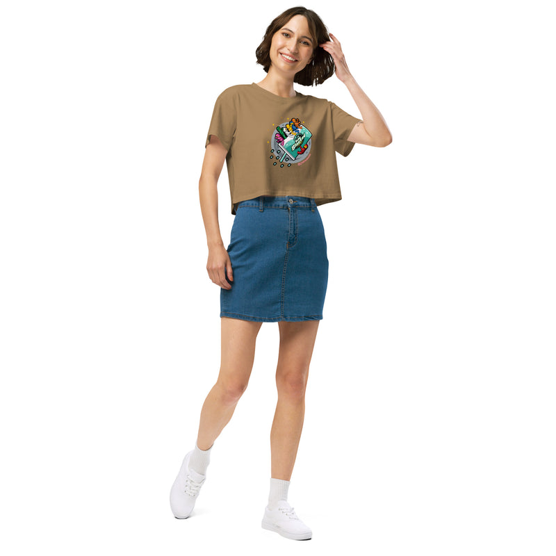 Girlbricksalot Baha Blasted Spaceman Women’s crop top