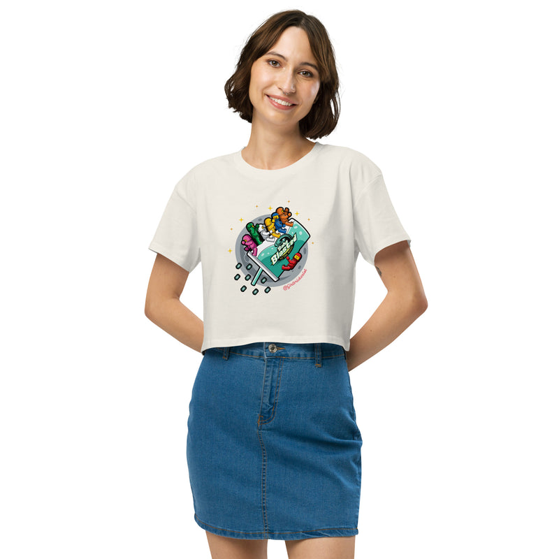 Girlbricksalot Baha Blasted Spaceman Women’s crop top