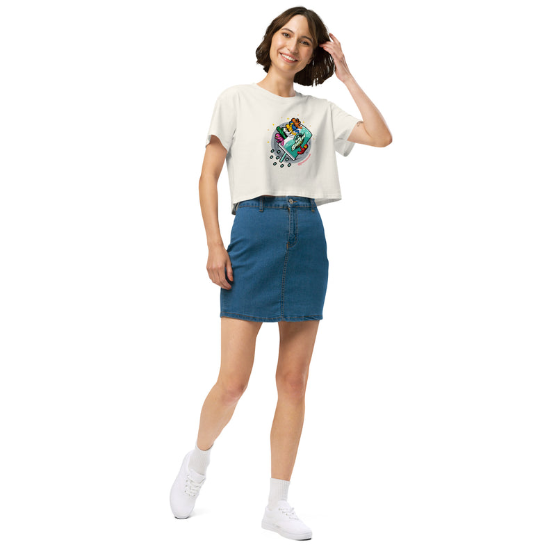 Girlbricksalot Baha Blasted Spaceman Women’s crop top