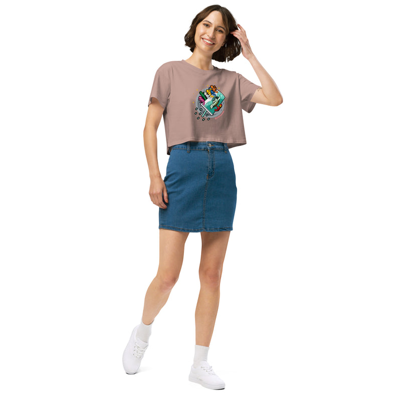 Girlbricksalot Baha Blasted Spaceman Women’s crop top