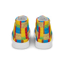 Building Bricks Women’s high top canvas shoes