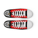 Vintage Castle Wolfpack Schild Damen High Top Canvas Schuhe