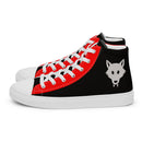 Vintage Castle Wolfpack Schild Damen High Top Canvas Schuhe