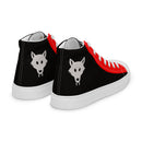 Vintage Castle Wolfpack Schild Damen High Top Canvas Schuhe