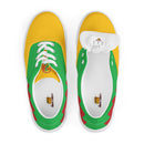 Vintage Castle Dragon 3 Shield Women’s Lace-Up Canvas Shoes