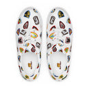 Vintage Castle Shield Damen Schnürschuhe aus Segeltuch