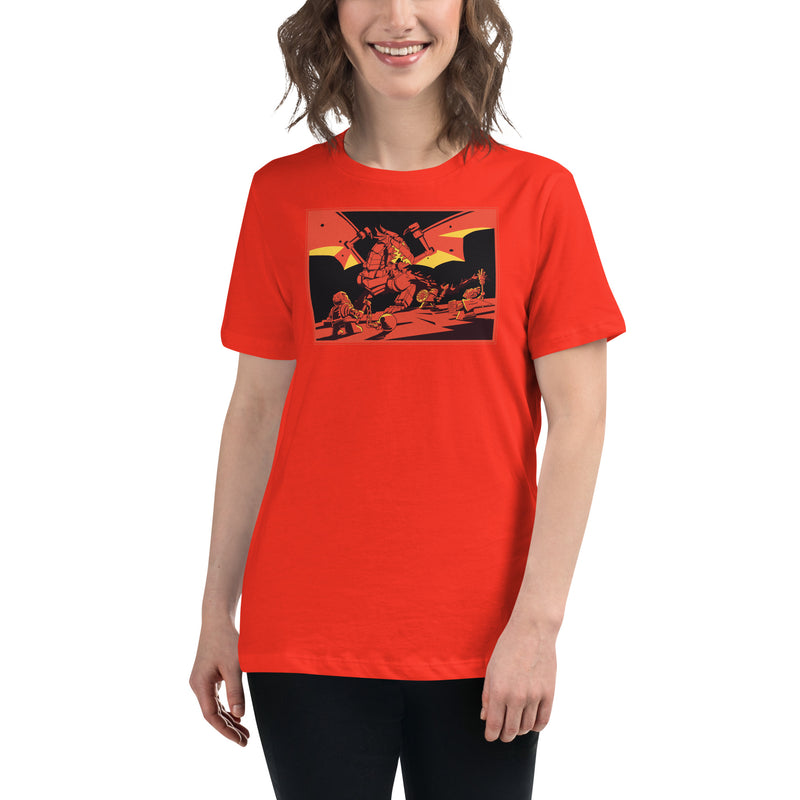 Bricks And Dragons Warrior Mage Minifigure Women's Relaxed T-Shirt