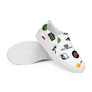 Vintage Space Logo Damen Slip-On Canvas Schuhe