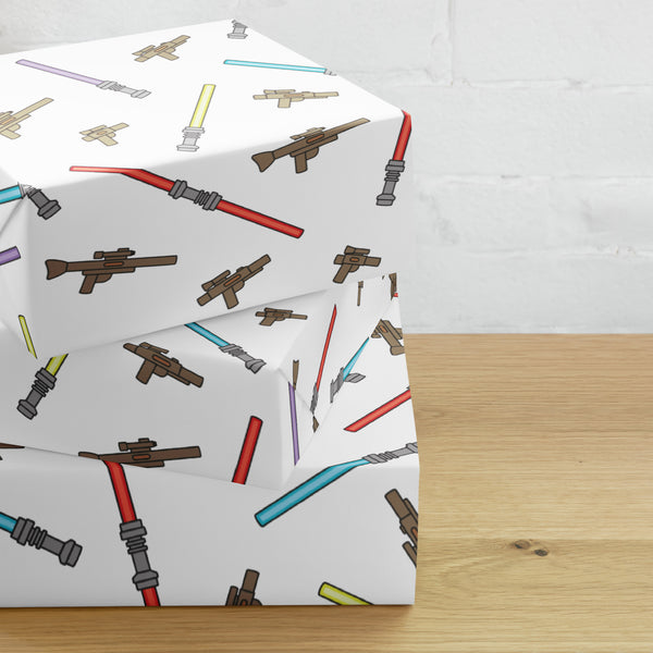 Blaster Weapons Gift Wrapping paper sheets