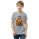 Brick or Treat Halloween Minifigur Jugend Kurzärmeliges T-Shirt