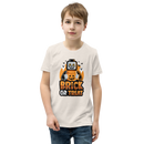 Brick or Treat Halloween Minifigur Jugend Kurzärmeliges T-Shirt